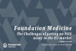 Foundation Medicine - CDDFFoundation Medicine. WHO WE ARE. Foundation Medicine is a molecular . information company that’s leading . a transformation in cancer care. Our NGS based