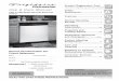 Dishwasher Use & Care Manual - PartSelect · Dishwasher Use & Care Manual 1400 & 1500 Series with Fully Electronic Control Record ... (United States) 1-800-265-8352 (Canada) Versión