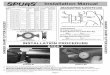 Installation Manual - Spurs Marine · 2018-10-27 · Page 6 INSTALLATION REQUIREMENTS FOR FIBERGLAS STRUT! Fiberglas will not support screws drilled and tapped into it. The shearing
