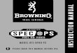 Spec Ops Extreme user manual - Browning Trail Cameras...TRAIL CAMERAS Thank you for purchasing a Browning Trail Camera. Our ... to capture images. ON MODE: TRAIL CAMERA RESOLUTION
