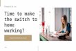 Time to make the switch to home working - Franchise UK