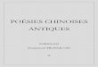 Poésies chinoises antiques · 2011-11-15 · à partir de : POÉSIES CHINOISES ANTIQUES traduites par EMMANUEL TRONQUOIS (1855-1918) Société franco-japonaise de Paris, Bulletin