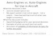 Aero-Engines vs. AutoEngines for Use in Aircraft vs Auto... · Hawker Tempest I. 2240hp Napier Sabre 466 mph. Tempest II 2520hp Bristol Centaurus 440 mph. Reggiane RE 2001. 1175hp