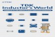 History of TDK Inductors and Noise Suppression Components · Chip bead MMZ Flexible printed circuit board (FPC) LC filter array MEA Serial cable Common mode array TCM Logic circuit