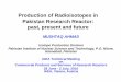 Production of Radioisotopes in Pakistan Research Reactor: past, … · 2011-10-07 · Production of Radioisotopes in Pakistan Research Reactor: past, present and future MUSHTAQ AHMAD
