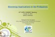 Bioenergy Applications in the Philippines EGNRET...1. Romblon Electric Cooperative (ROMELCO) – “18kW Sitio Bagong Silang Biomass Gasifier Project in Brgy. Alad, Romblon, Romblon