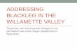 Addressing blackleg in the willamette valleymtvernon.wsu.edu/path_team/Canola_mtg_09112014 Nancy...Blackleg in the Willamette Valley •Based on ODA and OSU data •Detected in fall-planted