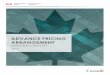 ADVANCE PRICING ARRANGEMENT · 2019-06-28 · Circular 94-4, International Transfer Pricing: Advance Pricing Arrangements (APAs). The division will review the package and will contact