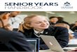 SENIOR YEARS HANDBOOK - Melbourne Girls Grammar | Empowering Tomorrow’s … · 2019-01-14 · II MGGS SENIOR YEARS HANDBOOK OUR VISION A LEADING GIRLS’ SCHOOL FOR 125 YEARS VISION