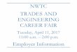 NWTC TRADES AND ENGINEERING CAREER FAIR services/Trades-and... · Michelle Copley michelle.copley@ccisystems.com For more than 60 years, CCI has delivered start-to-finish solutions