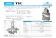 MODEL · 2016-01-24 · MODEL TK THROUGH CONDUIT KNIFE GATE VALVE The TK model knife gate is a bi-directional wafer valve designed for media with high consistency. The double seat
