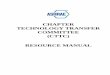 CHAPTER TECHNOLOGY TRANSFER COMMITTEE (CTTC) … Library/Communities/Committees/Standing... · PURPOSE The Chapter Technology Transfer Committee Resource Manual is a reference for
