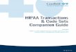 HIPAA Transactions & Code Sets Companion Guide...CareFirst will be using TIBCO BusinessConnect™ enterprise-level B2B as the gateway to exchange HIPAA transactions via AS2 protocol
