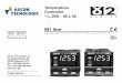 M1 line c ISO 9001 User manual • M.I.U.M1-5/09.05 • Cod ... · the installation of the controller. Class II instrument, rear panel mounting. This controller has been designed