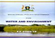 MPS - Ministry of Water and Environment MPS... · 2017-05-09 · MPS: Water and Envirionment Water and Envirionment Ministerial Policy Statement production, importation and use of