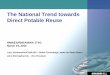 The National Trend towards Direct Potable ReuseMar 19, 2015  · The National Trend towards Direct Potable Reuse RMWEA/RMSAWWA JTAC March 19, 2015. ... test the feasibility of direct