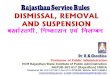 Rajasthan Service Rules DISMISSAL, REMOVAL AND …...Background: Rajasthan Civil Services (Classification, Control and Appeal) Rules, 1958, Rule 13 Rajasthan Service Rules, 1951, Vol