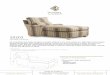 CHAISE LOUNGE - chervinfurniture.ca · Oh so inviting, this chaise lounge is a tasteful addition to any room where one might seek a little respite. Beautifully designed with handcrafted