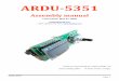ARDU-5351 manual english · 2019-05-10 · ARDU-5351 Page 2 INTRODUCTION The ARDU-5351 is an signal generator based on the SI5351 clock generator chip from Silicon Labs ( ) and a