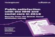 Public satisfaction with the NHS and social care in 2018 · Introduction 2 Public satisfaction with the NHS and social care in 2018 ... Introduction Since 1983, NatCen Social Research’s