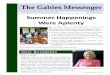 A Publication of The Gables at East Mountain Jul/Aug/Sept 2018 … · 2019-03-04 · A Publication of The Gables at East Mountain Jul/Aug/Sept 2018 Summer Happenings Were Aplenty