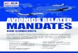AVIONICS RELATED MANDATES - scanav.com · AVIONICS RELATED MANDATES AND GUIDELINES A number of changes does and will apply to the performance of avionics equipment in order to comply