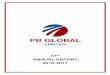 PB Global Limited - Annual Report 2016-17 · 2017-09-18 · PB GLOBAL LIMITED ! ANNUAL REPORT 2016-17 4 NOTICE OF ANNUAL GENERAL MEETING NOTICE is hereby given that the 57THAnnual