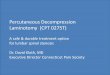Percutaneous Decompression Laminotomy (CPT 0275T) · The published approximate MCID for the ODI version utilized in this study is 6.0 (JM Fritz, JJ Irrgang, Physical Therapy February