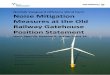Norfolk Vanguard Offshore Wind Farm Noise Mitigation Measures … · 2020-03-16 · Position Statement Norfolk Vanguard Offshore Wind Farm May 2019 Page 1 1 NOISE & VIBRATION –