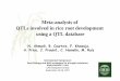 Meta-analysis ofanalysis of QTLs involved in rice root development … · 2015-05-29 · Meta-analysis ofanalysis of QTLs involved in rice root development using a QTL database N