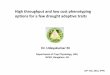 High throughput and low cost phenotyping options for a few ... · High throughput and low cost phenotyping options for a few drought adaptive traits Dr. Udayakumar M Department of