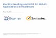 Identity Proofing and NIST SP 800-63: Applications in ......Identity Proofing and NIST SP 800-63: Applications in Healthcare May 10, 2011 ... Risk-assessment performance lift over