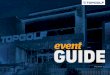Event Guide | Topgolf · EVENT SPACE FLOOR PLANS level 1 level 2 level 3 EVENT PRICING EVENT MENU all-day options appetizers lunch breakfast ... 1,500 sq. ft. CAPACITY: 100 Guests