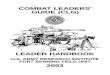 Combat Leaders Guide - Radford University · The Combat Leaders' Guide is both an extract of doctrinal publications and a compilation of tactics, techniques and procedures (TTPs)