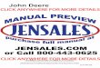 John Deere Engine Service Manual - Tractor Parts · john deere model: 300 series oem engines this is a manual produced by jensales inc. without the authorization of john deere or