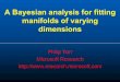 A Bayesian analysis for fitting manifolds of varying ...cmp.felk.cvut.cz/cmp/events/colloquium-2002-04-04/torr.pdf · A Bayesian analysis for fitting manifolds of varying dimensions