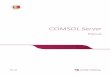 COMSOL Server Manual · When COMSOL Server is started for the first time as a service, the command \bin\win64\comsolservice If you choose