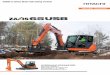 ZAXIS-5 series Short-tail-swing version · the new ZAXIS 65USB thanks to convenient and accessible features 10-15 Specifications Greater versatility With the standard stack muffler,