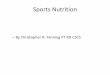 Sports Nutrition and Supplements Nutrion presentation.pdf · •RDA recommendation is .8 g/kg body weight ... • All the sports nutrition and supplements in the world DOES NOT make