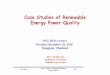 Case Studies of Renewable Energy Power Qualityieeepes-thailand.org/files/IEEE-DLP/04_Impact of... · Case Studies of Renewable Energy Power Quality Case Studies of Renewable Energy