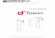 Product Manual TowerIntroduction Gate line especially developed for access control solutions that operate in small spaces. Using the comfort and safety of swing gate doors, the dTower