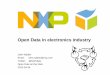 Open Data in electronics industry - World Wide Web ... · Open Data in electronics industry John Walker Email: john.walker@nxp.com . Twitter: @NXPdata . Open Data on the Web ... Nokia,