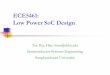 ECE5461: Low Power SoC Designcontents.kocw.net/KOCW/document/2014/sungkyunkwan/hanta... · 2016-09-09 · üGiven logic topology, Finding the optimal input vector for minimum power