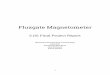 Fluxgate Magnetometer Final Report · Our goal for the 6.101 ﬁnal project was to design and implement a ﬂuxgate ... satellite in order to measure a combination of spacecraft-generated