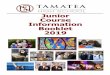 Junior Course Information Booklet 2019 - tamatea.school.nztamatea.school.nz/wp-content/uploads/2018/09/Junior-Course-Booklet-2019.pdf · The Junior programme emphasises Tamatea High