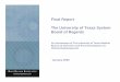 UTMB FINAL Report - University of Texas SystemFinal Report The University of Texas System ... non-UTMB operated facilities and/or clinicians) to outsource direct clinical service provision