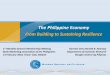 The Philippine Economybmap.net/wp-content/uploads/2018/02/Economic-Outlook... · 2018-02-20 · The Philippine Economy From Building to Sustaining Resilience 1st Monthly General Membership