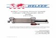 Welker Constant Pressure Sample Cylinder with Pneumatic ... · S PECIFICATIONS IOM-111 Page 4 of 19 CP-5 with Pneumatic Mixer Rev: A Last updated: 9/8/2009 1.2 D ESCRIPTION OF P RODUCT