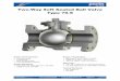 Two-Way Soft Seated Ball Valve Type 70-STwo-Way Soft Seated Ball Valve Type 70-S Design Characteristics 9 Two piece body 9 Floating ball 9 Blow out proof stem 9 Live loaded stem packing