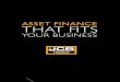 ASSET FINANCE THAT FITS - JCB Finance - JCB, plant and ... finance... · asset finance tailored to your needs 5 the benefits for your business 7 the advantages of hire purchase 8